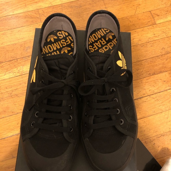 Adidas x Raf Simons Spirit Low (Black/Yellow) - Picture 5 of 6